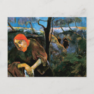 Gauguin Kristus i Olivs trädgård Fine Art Vykort