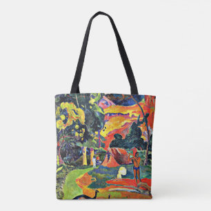 Gauguin - Liggande med Peacocks Tygkasse