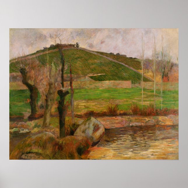 Gauguin - Liggande nära spont-Aven 1888 Poster (Framsidan)