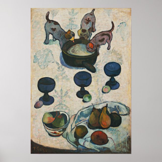 Gauguin - Livet med tre valpar 1888 Poster (Framsidan)