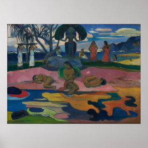 Gauguin - Mahana No Atua (gudarnas dag) 1894 Poster