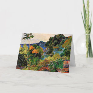 Gauguin - Martinique Landscape Kort