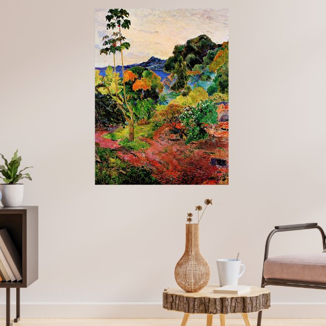 Gauguin-Martinique LandscapE Poster (Vardagsrum 3)