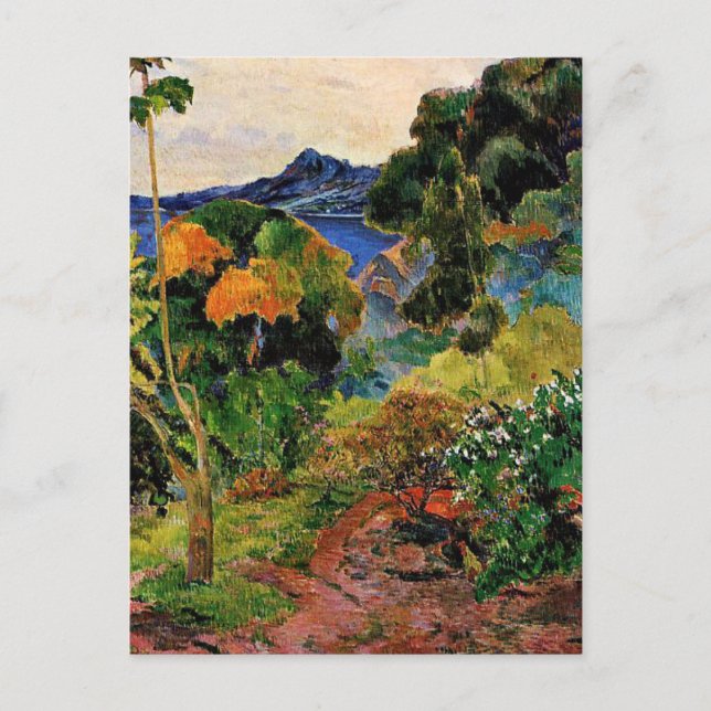 Gauguin - Martinique Ligcape Vykort (Framsida)
