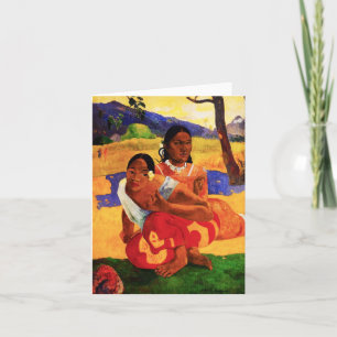 Gauguin, när är du, gifta sig noterar kortet kort