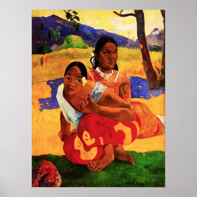 Gauguin när du Gifta sig Poster (Framsidan)