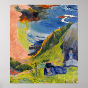 Gauguin - Över havet 1889 Poster