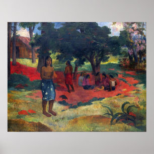 Gauguin - Parau Parau (Whispered Ord) 1892 Poster