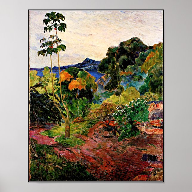 Gauguin - Poster av tropiska grönsaker (Framsidan)