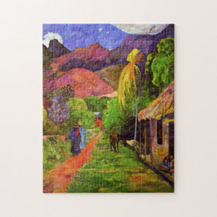 Gauguin Road i Tahiti Puzzle Pussel