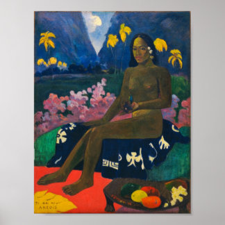 Gauguin Seed of the Areoi Poster