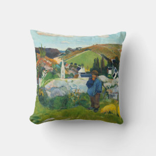 Gauguin Svinaherden Vintage Lantlig Konstaffisch Kudde