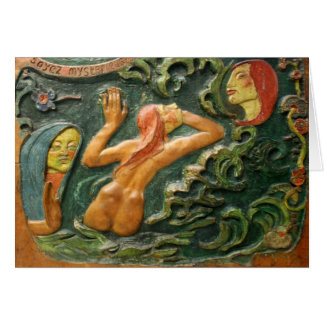 Gauguin: Tahiti snida Hälsningskort