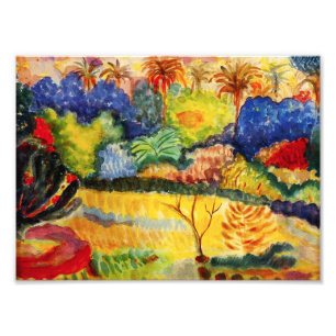 Gauguin Tahitian landskap fototrycket Fototryck