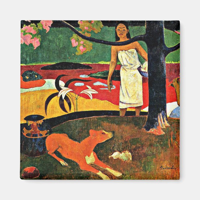 Gauguin - Tahitian Pastorale Magnet (Framsidan)