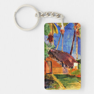 Gauguin - Thatched Hut under Handflatan