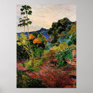 Gauguin - Tropisk vegetation Poster