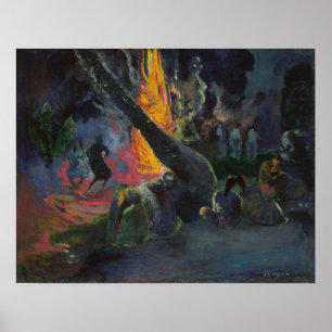 Gauguin - Upa Upa (branddokten) 1891 Poster