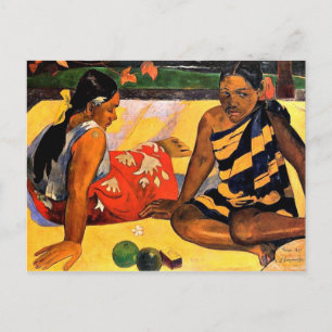 Gauguin - Vad är nytt? Måttfullhet av Paul Gauguin Vykort