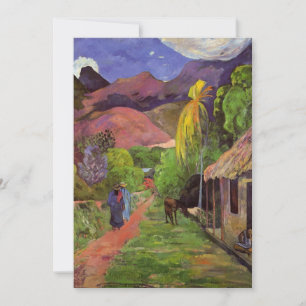 Gauguin - Väg i Tahiti Julkort
