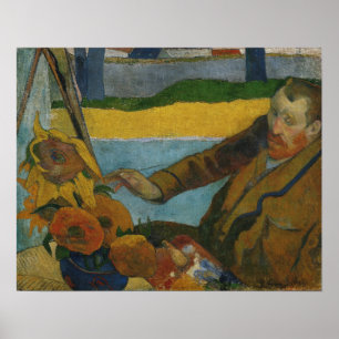 Gauguin - Vincent Van Gogh Painting Sunwers Poster