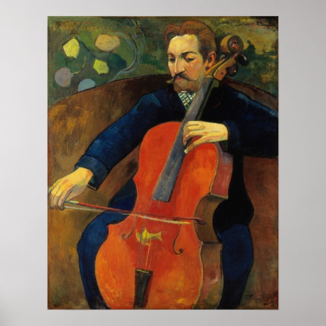 Gauguin - Violin-Cellist Upaupa Poster (Framsidan)