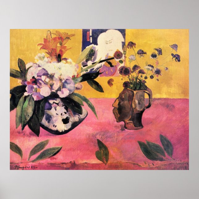 Gauguins liv med Vas som är utfordrad Poster (Framsidan)