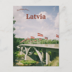 Gauja Bridge Sigulda Lettland Vykort