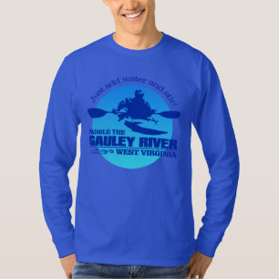 Gauley flod (blått) tröja