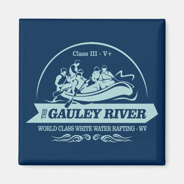 Gauley River (ympning2) Magnet (Framsidan)