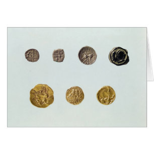 Gaulish mynt, c.750-0 BC Hälsningskort