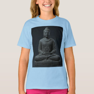 Gautam Buddh Meditativt Barn-T-Shirt Dhamma Kons T Shirt