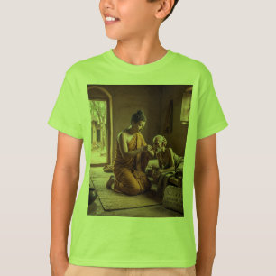 Gautam Buddh Undervisningskonst T-Shirt Dhamma L