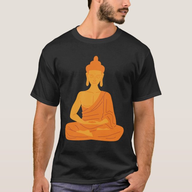 Gautam Buddha Inspired T-Shirt-design T Shirt (Framsida)