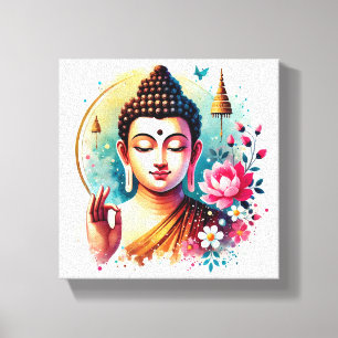 Gautam Buddha konstverk Canvastryck