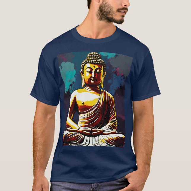 Gautam Buddha tshirt T Shirt (Framsida)