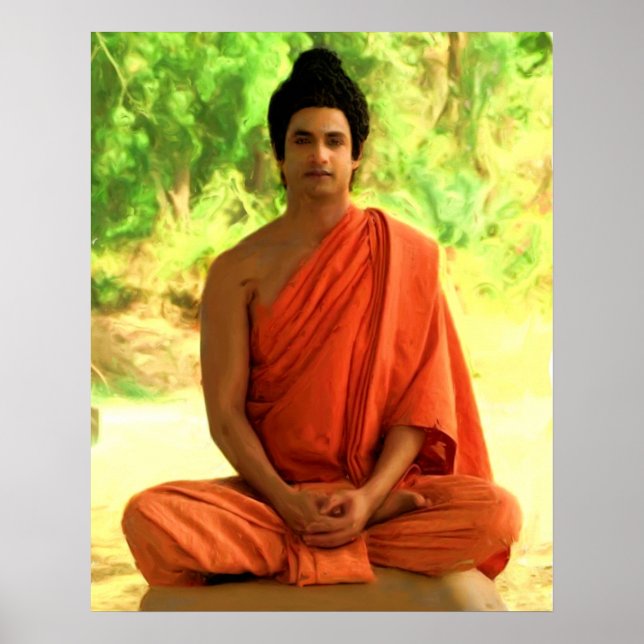 Gautama Buddha Poster (Framsidan)