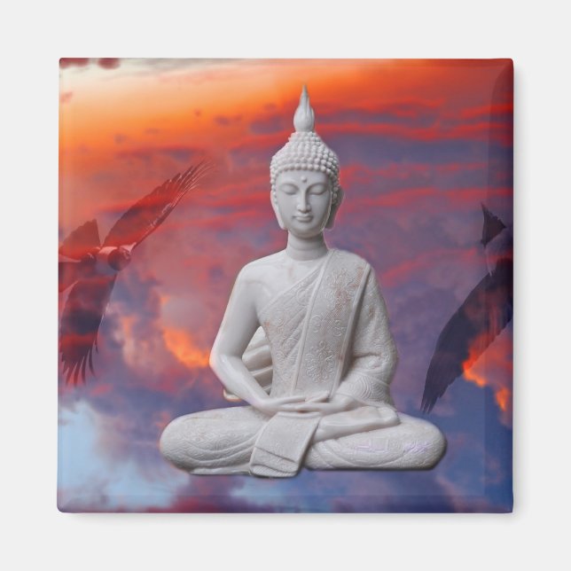 Gautama Siddhartha Buddha Magnet (Framsidan)