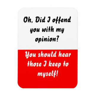 Gav jag dig Red Flexible Magnet? Magnet