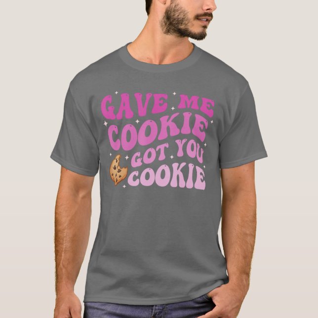 Gav Mig Kaka Fick Du Kaka pojke T Shirt (Framsida)