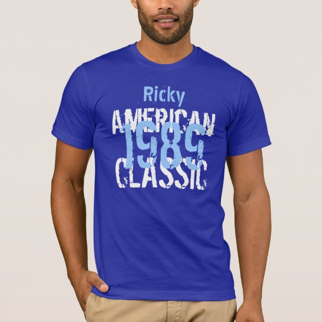 Gåva 1989 för födelsedag för amerikanklassiker tee (Framsida)