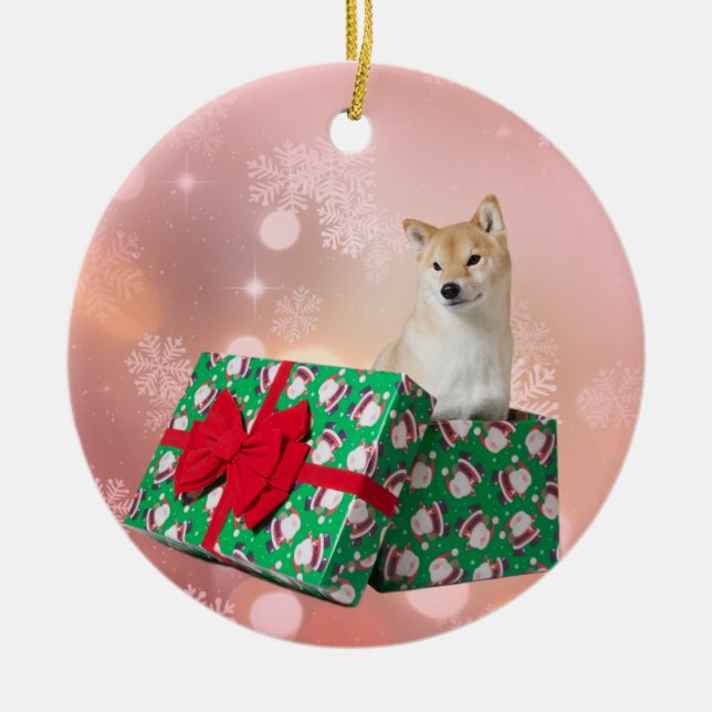 Gåva av den Barkley prydnaden Julgransprydnad Keramik (Framsidan)