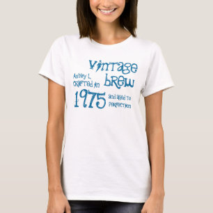 Gåva C för namn för anpassningsbar för brygd f Tee Shirt