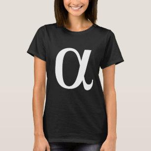 Gåva för brev för alfabet för t shirt