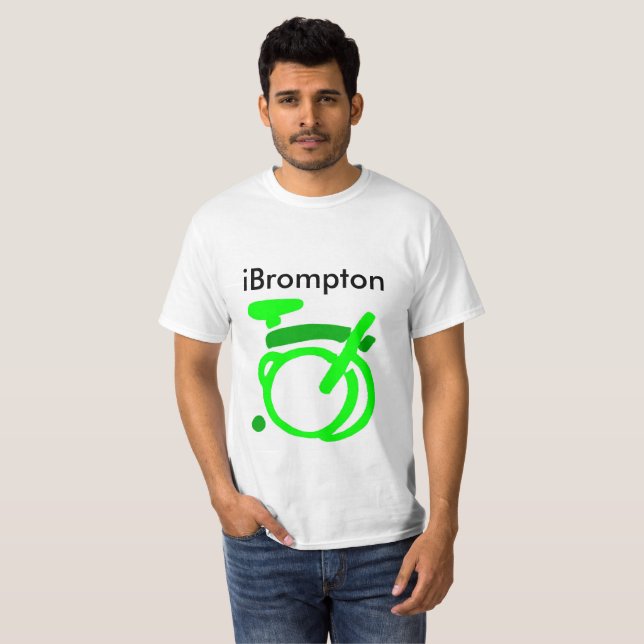 Gåva för en Brompton cykelentusiast T Shirt (Hel framsida)