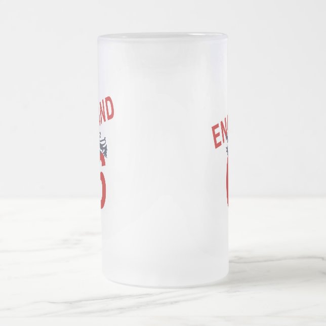 Gåva för ENGLAND 66 frostad ölStein fars dag Frostat Ölglas (Center)