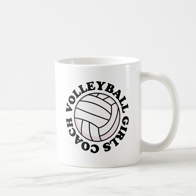 Gåva för flickavolleybolllagledare kaffemugg (Höger)