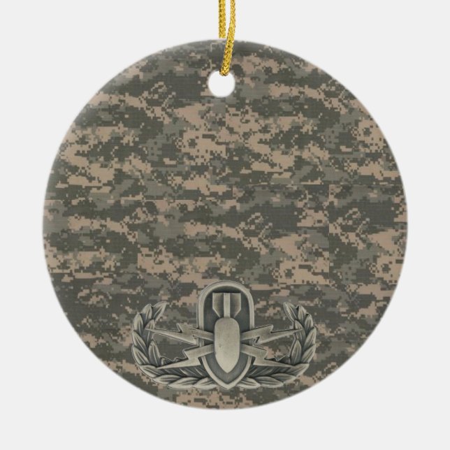 Gåva för förfogande för Ordnance för prydnad för Julgransprydnad Keramik (Framsidan)