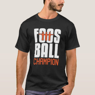 Gåva för fotboll för Foosball mästarebord för T Shirt
