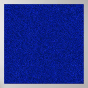 Gåva för glitter för koboltblått som Sparkling Poster